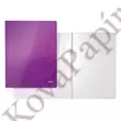 Gyorsfűző LEITZ Wow A/4 laminált karton lila