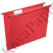 Függőmappa LEITZ Alpha Standard A/4 karton piros 25 db/doboz