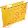 Függőmappa LEITZ Alpha Standard A/4 karton sárga 25 db/doboz