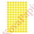 Kép 2/6 - Etikett AVERY 3013 jelölőpont 8mm sárga 416 db/csomag