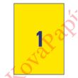 Kép 3/7 - Etikett AVERY 3473 210x297 mm sárga  univerzális 100 címke/doboz 100 ív/doboz