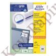 Kép 2/4 - Etikett AVERY 3667 48,5x16,9mm univerzális 6400 címke/doboz 100 ív/doboz