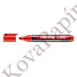 Alkoholos marker EDDING 330 vágott piros