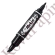 Alkoholos marker kétvégű ZEBRA Hi-Mckie 2,0-4,0 mm fekete