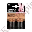 Elem ceruza DURACELL Basic MN1500 AA 4-es