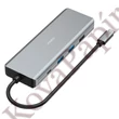 Elosztó HUB HAMA USB 3.1 + 4xUSB 3.1/2xHDMI/LAN/USB-C + tápegység