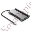 Elosztó HUB HAMA USB 3.2 + 3xUSB 3.1/2xUSB-C/HDMI/LAN + tápegység
