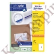 Etikett AVERY 3478 210x297mm univerzális 100 címke/doboz 100 ív/doboz