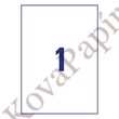 Etikett AVERY 3478 210x297mm univerzális 100 címke/doboz 100 ív/doboz