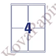 Etikett AVERY L4733REV-25 99,1x139 mm univerzális visszaszedhető 30 lapos