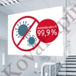 Etikett AVERY L8001-10 210x297mm antimikrobiális fehér 10 címke/doboz 10 ív/doboz