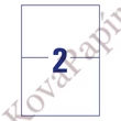 Etikett AVERY L8012-10 210x148mm antimikrobiális átlátszó 20 címke/doboz 10 ív/doboz