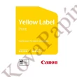 Fénymásolópapír CANON Yellow Label Print A/4 80 g 500 ív/csomag