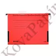 Függőmappa oldalvédelemmel LEITZ Alpha Standard A/4 karton piros 25 db/doboz