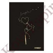 Füzet kockás STREET A/5 54 lapos Black&Gold