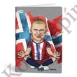 Füzet kockás LIPAMILL A/4 40 lapos Football icons