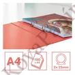 Gyűrűskönyv ESSELTE Colour Breeze A/4 42 mm 2 gyűrű karton korall