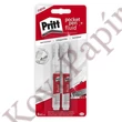 Hibajavító toll HENKEL Pritt Pocket Pen fémhegyű 2x8ml 2 darabos