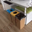 Hulladéktároló karton szelektív 20 L vegyes hulladékhoz magyar felirattal