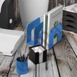 Kockatömbtartó DURABLE Eco műanyag 10x10 cm töltött fekete