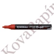Lakkmarker DONAU D-oil 2,8 mm piros