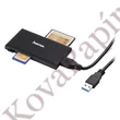 Memóriakártya olvasó HAMA Slim USB 3.0 fekete