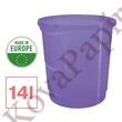 Papírkosár ESSELTE Colour Breeze 14 liter áttettsző levendula