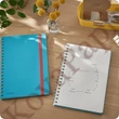 Spirálfüzet kockás LEITZ B/5 80 lapos Cosy Soft Touch keményfedeles nyugodtkék
