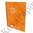 Spirálfüzet kockás LIPAMILL A/5 70 lapos College block