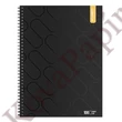 Spirálfüzet sima ICO Student Black Prémium A/4 100 lapos