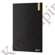 Spirálfüzet sima ICO Student Black Prémium A/4 100 lapos