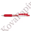 Zseléstoll ZEBRA Sarasa Retractable nyomógombos 0,5 mm piros