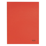 Iratgyűjtő LEITZ Recycle  A/4 3 pólyás karton piros