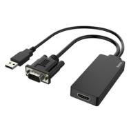 Kábel elosztó HAMA HDMI/VGA + USB audio