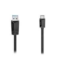 Kábel HAMA USB-C/USB-A 1m fekete