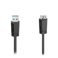 Kábel HAMA USB-A 3.0/Micro-USB 1,5m fekete