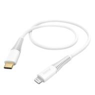 Adatkábel HAMA Lightning/USB-C 1,5m fehér