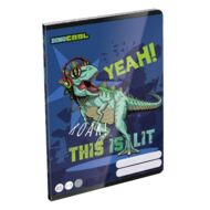 Füzet LIZZY CARD A/5 32 lapos vonalas Dino Cool Dino Roar