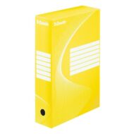 Archiváló doboz ESSELTE Boxycolor 80mm sárga