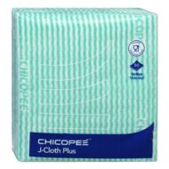 Törlőkendő CHICOPEE J-Cloth Plus konyhai eldobható 34 x 36 cm zöld 50 db/csomag