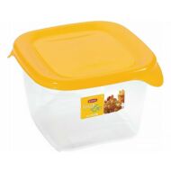 Ételtartó doboz CURVER Fresh&Go szögletes műanyag 1,2L sárga