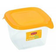 Ételtartó doboz CURVER Fresh&Go szögletes műanyag 0,45L sárga