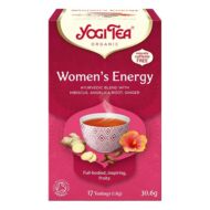 Bio tea YOGI TEA Női energia hibiszusszal, orvosi angyalgyökérrel és gyömbérrel 17 filter/doboz