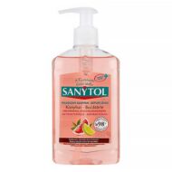 Folyékony szappan SANYTOL antibakteriális konyhai grapefuit és lime 250ml