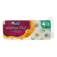 Toalettpapír PERFEX Cotton Comfort Line 4 rétegű 10 tekercses