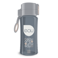Kulacs ARS UNA műanyag BPA-mentes 450 ml középszürke-szürke