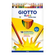 Színes ceruza GIOTTO elios háromszögletű 18 db/készlet