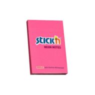 Öntapadó jegyzettömb STICK`N 76x51mm neon pink 100 lap