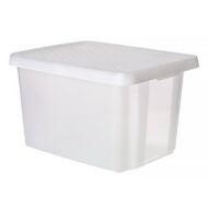 Tároló doboz CURVER Essentials műanyag fedővel 45L átlátszó