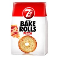 Kétszersült kenyérkarika 7DAYS Bake Rolls pizza ízű 80g